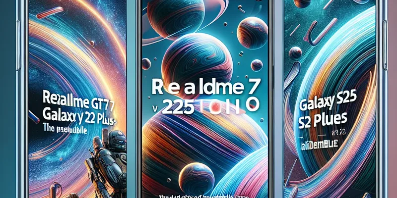 Realme GT 7 vs. Galaxy S25 Plus: O Duelo de Titãs Acessíveis que Agitará 2025!