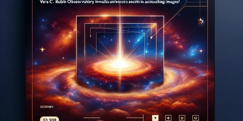Olhar Cósmico Inédito: Observatório Vera C. Rubin Desvenda Segredos do Universo em Imagens Estonteantes!