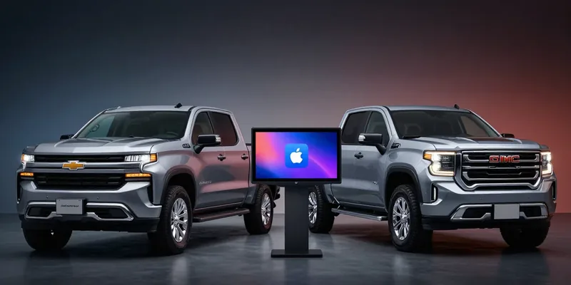 Chevrolet Silverado e GMC Sierra Ganham Conectividade Total com Android Auto e Apple CarPlay