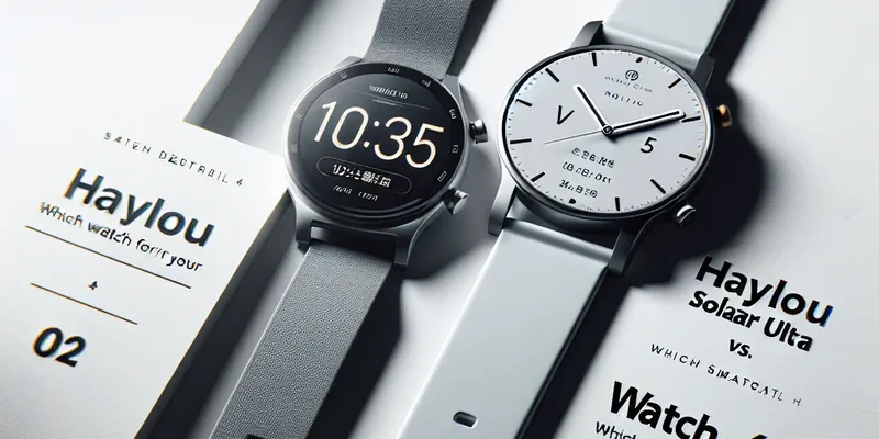 Haylou Solar Ultra vs. Watch 4: Qual o Smartwatch Ideal para Você em 2025?