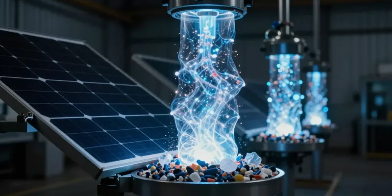 Do Lixo ao Hidrogênio: A Revolução Solar que Transforma Plástico em Combustível Limpo