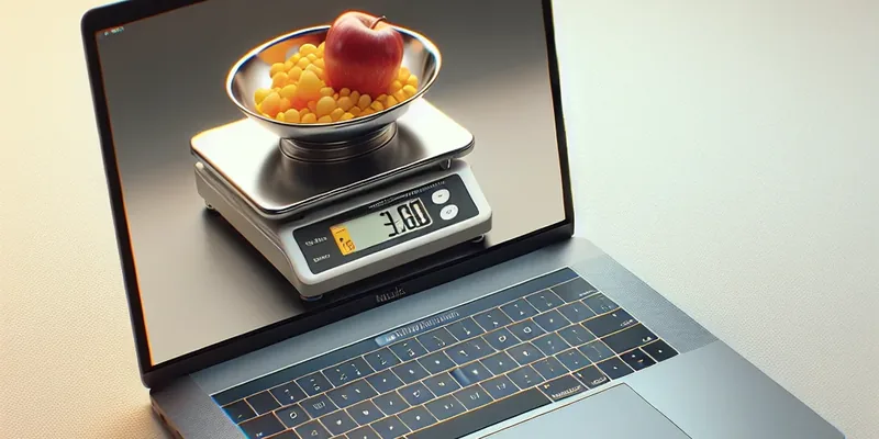 Deixe a Balança de Cozinha na Gaveta: Seu MacBook Agora Pesa Tudo!