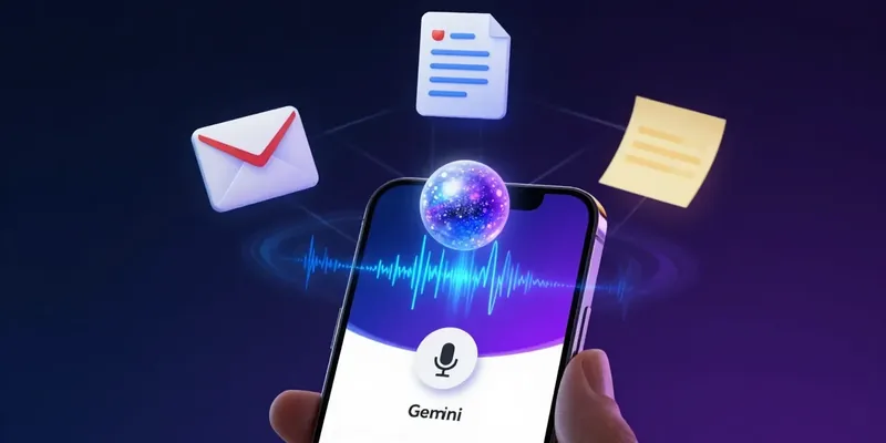 Google leva o modo de voz Gemini Live ao Gmail, Docs e Keep