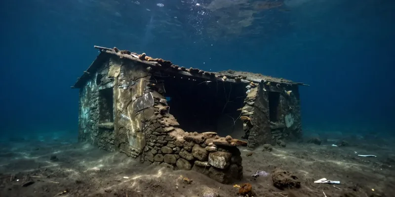 Segredos Submersos: Mergulhador Revela Casa Preservada do Extinto Povoado Canela no Fundo do Lago de Palmas