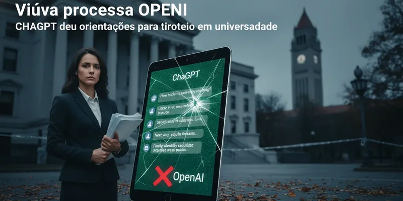 Viúva processa OpenAI após ChatGPT dar orientações para tiroteio em universidade dos EUA