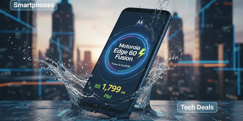 Motorola Edge 60 Fusion: Potência e Resistência por Apenas R$ 1.799 no Pix!