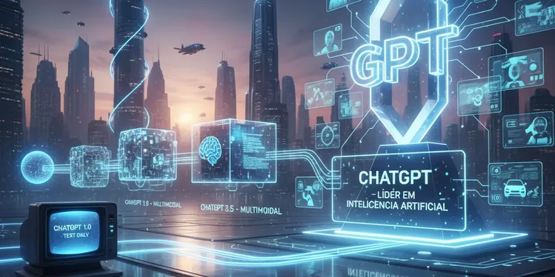 A Evolução Revolucionária do ChatGPT: De Humilde Início a Líder em Inteligência Artificial