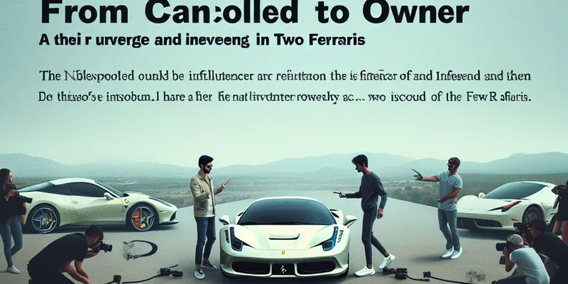 De Cancelado a Proprietário: A Reviravolta de um Influencer e Sua Vingança em Duas Ferraris