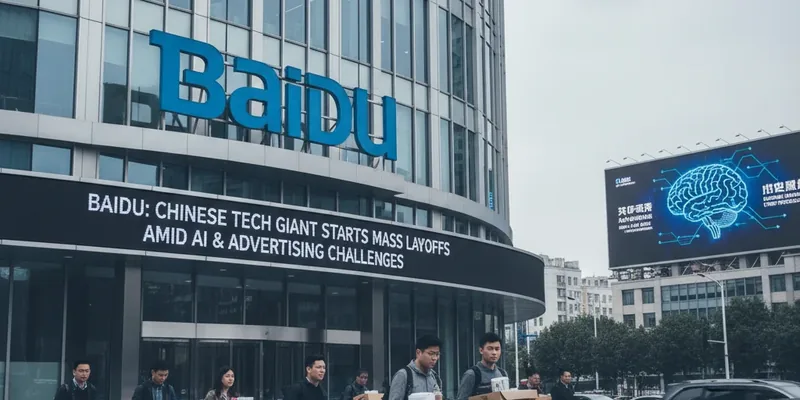 Baidu: Gigante da tecnologia chinesa inicia demissões em massa em meio a desafios de IA e publicidade