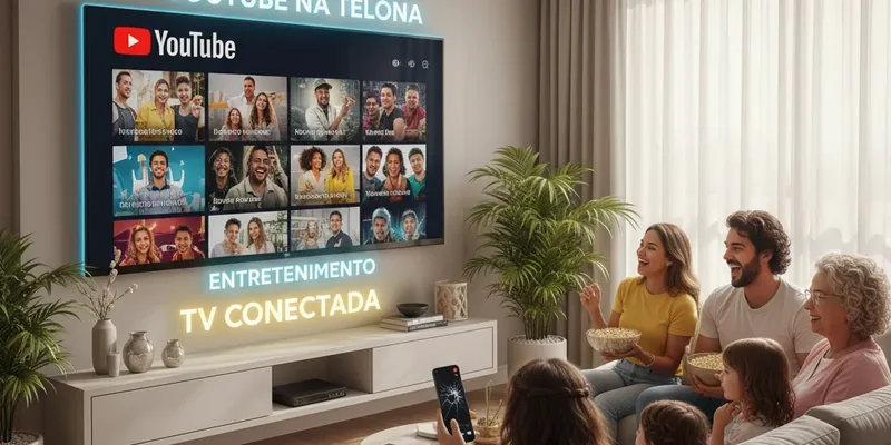 YouTube na Telona: A TV Conectada Esmaga o Celular e Reinventa o Entretenimento no Brasil!