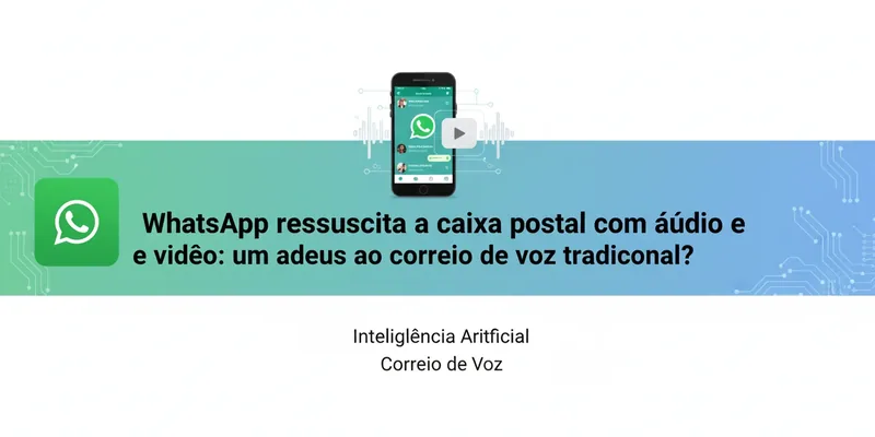 WhatsApp ressuscita a caixa postal com áudio e vídeo: um adeus ao correio de voz tradicional?