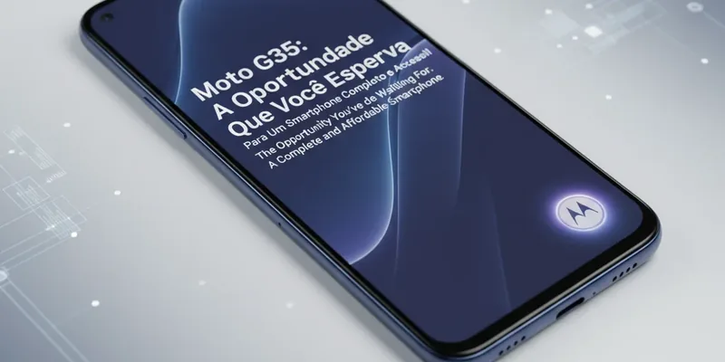 Moto G35: A Oportunidade Que Você Esperava Para Um Smartphone Completo e Acessível