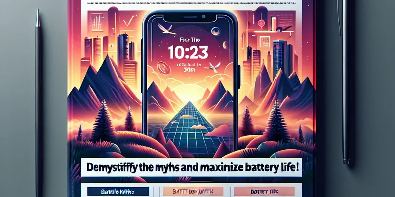 Bateria de Celular Sem Segredos: Desvende os Mitos e Maximize a Vida Útil!