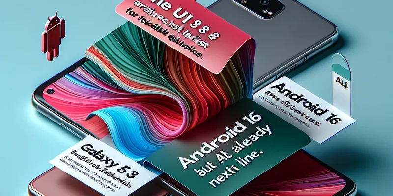 One UI 8 e Android 16 Chegam Primeiro aos Dobráveis Galaxy, Mas o A54 Já Está na Próxima Fila!