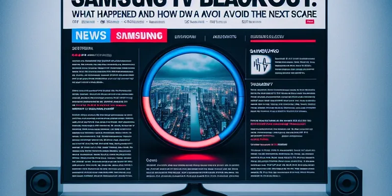 ## Apagão nas TVs Samsung: O Que Aconteceu e Como Evitar o Próximo Susto?
