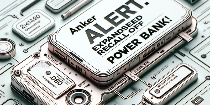 Anker Alerta: Recall Ampliado de Power Banks!
