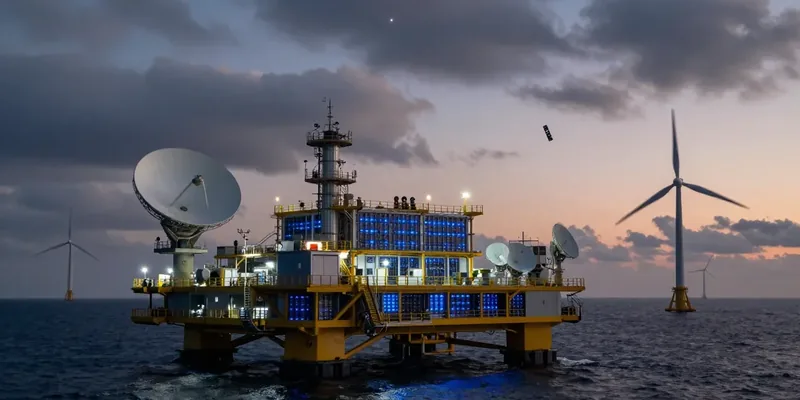 Plataformas oceânicas buscam suprir demanda energética da IA via Starlink