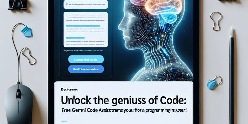 ## Desbloqueie o Gênio do Código: Gemini Code Assist Gratuito Transforma Você em um Mestre da Programação!
