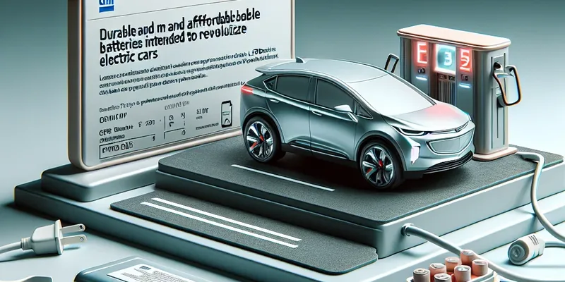 GM Eletrifica o Futuro: Baterias LFP Mais Acessíveis e Duráveis Chegam para Revolucionar os Carros Elétricos!