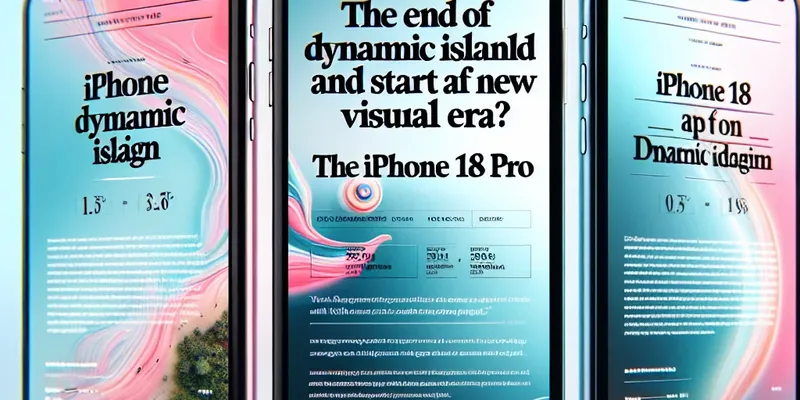 iPhone 18 Pro: Fim da Ilha Dinâmica e Início de Uma Nova Era Visual?