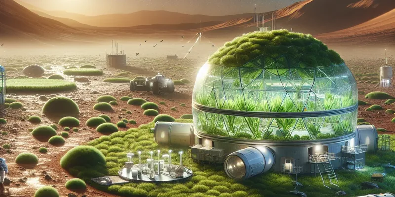 Marte Verde: Algas e Bioplástico Moldam o Futuro da Colonização Espacial