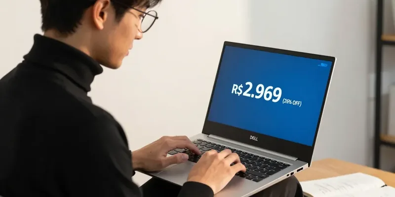 Notebook Dell Inspiron 15 por R$ 2.969 com 26% de desconto na Amazon