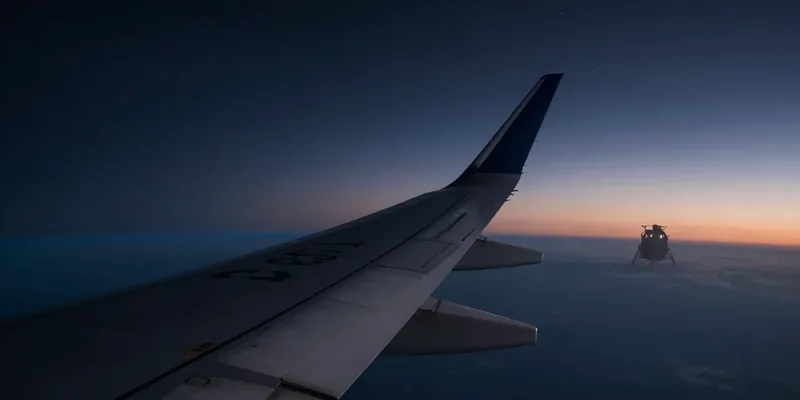 Do céu para a Lua: passageiros de aviões comerciais registram o lançamento histórico da missão Artemis 2