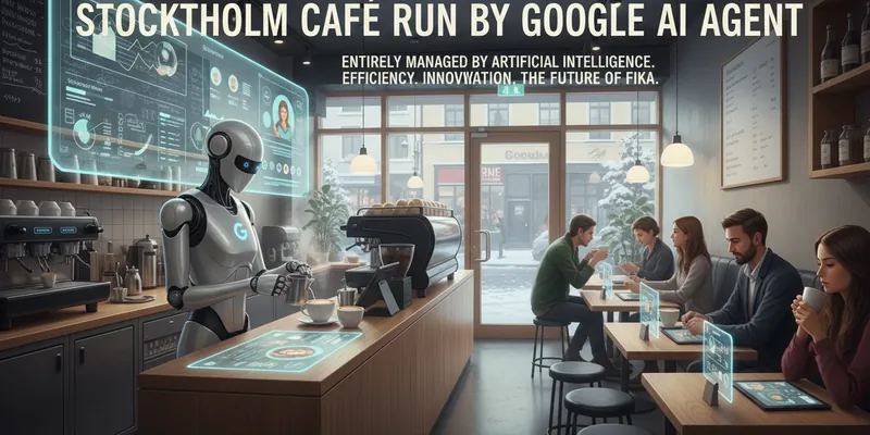 Café em Estocolmo opera com gestão inteiramente comandada por agente de IA da Google