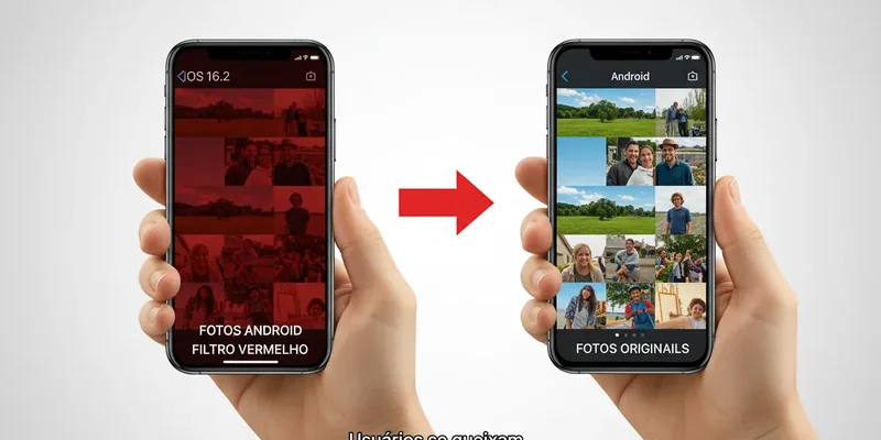 iOS 16.2: Fotos tiradas em Android ganham filtro vermelho intenso no iPhone e usuários se queixam