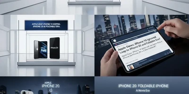 Apple Ousa: iPhone 19 Ignorado em Salto Para o iPhone 20 e a Era Dobrável?