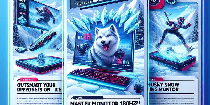 Deixe Seus Oponentes no Gelo: Domine o Jogo com o Monitor Gamer Husky Snow 180Hz!