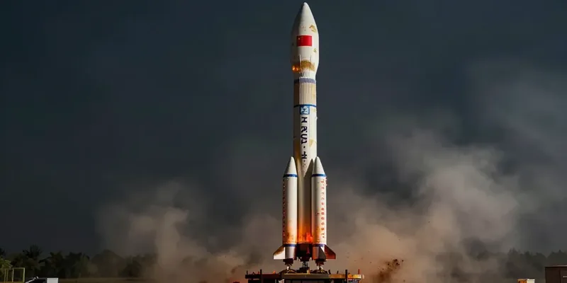 China entra na elite da exploração espacial com pouso histórico de foguete reutilizável em terra firme