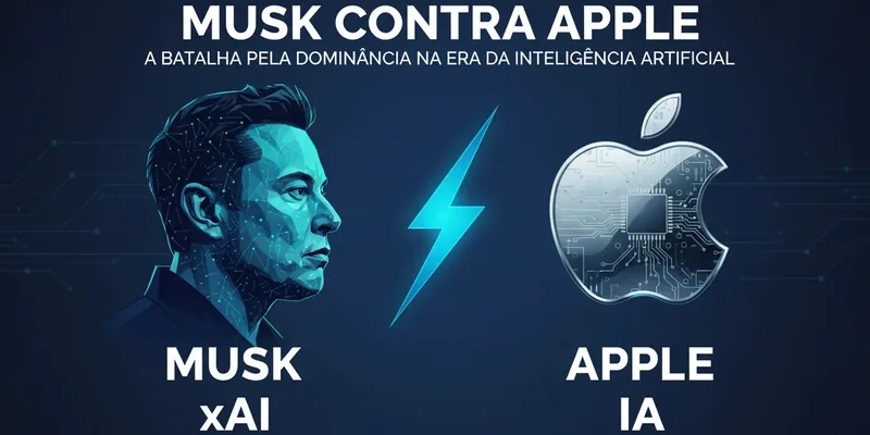 Musk contra Apple: A Batalha pela Dominância na Era da Inteligência Artificial
