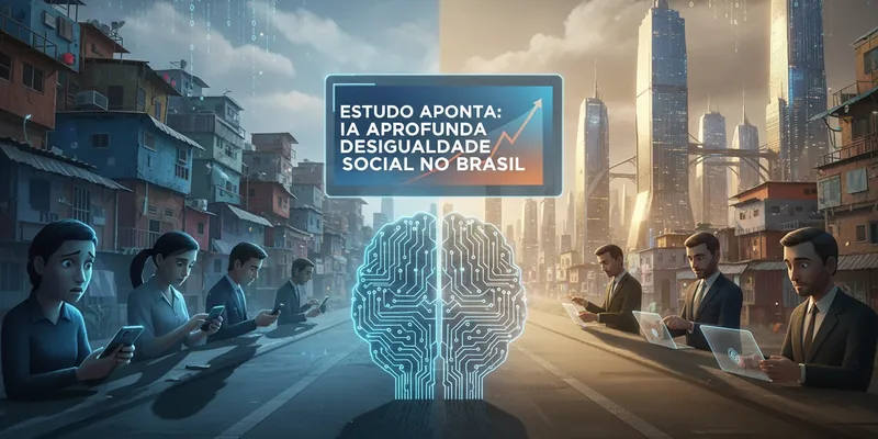 Estudo aponta que IA pode aprofundar desigualdade social no Brasil