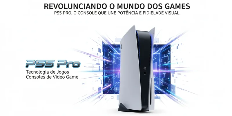 Revolutionizando o Mundo dos Games: PS5 Pro, o Console que Une Potência e Fidelidade Visual