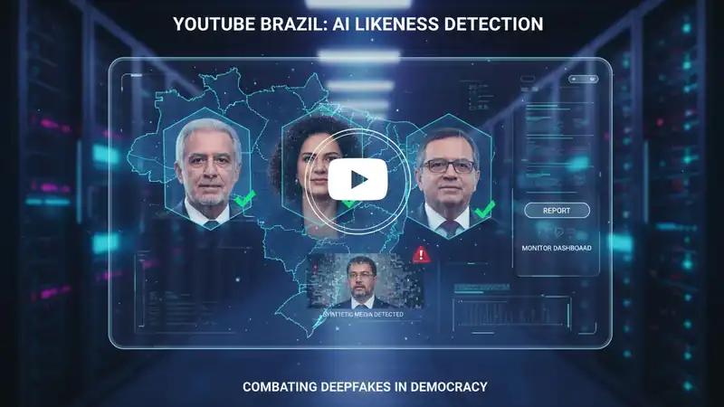 YouTube disponibiliza ferramenta de detecção de deepfake para políticos brasileiros