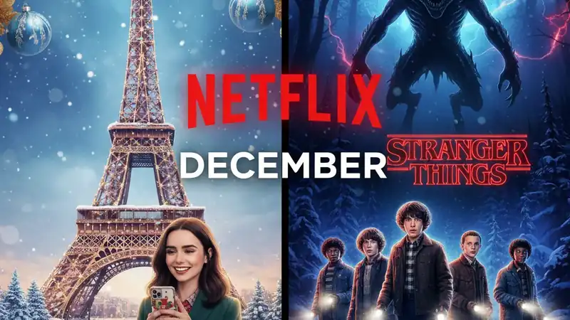 Netflix em Dezembro: Emily em Paris, Stranger Things e Aventuras de Natal Chegam com Tudo!