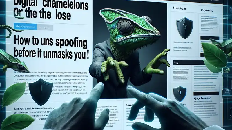**Camaleões Digitais à Solta: Como Desmascarar o Spoofing Antes que Ele Te Desmascare!**
