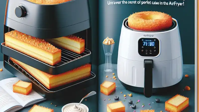 ## Do Crocante ao Cremoso: Desvende o Segredo dos Bolos Perfeitos na Airfryer!
