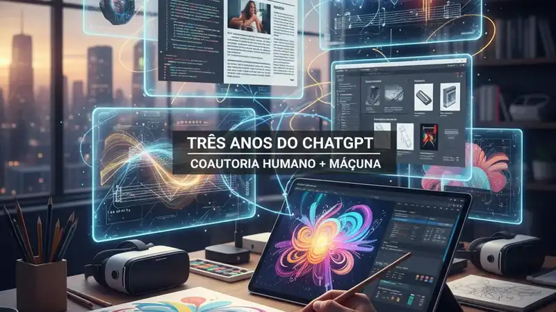Três anos do ChatGPT: como a IA generativa está redefinindo o mercado criativo