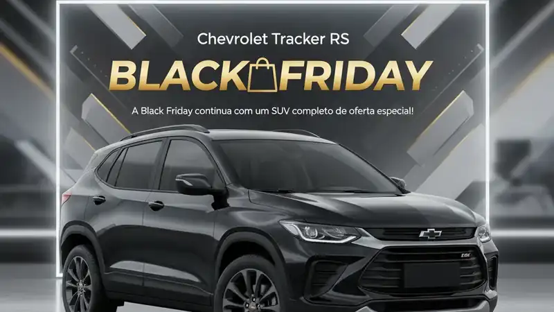 Chevrolet Tracker RS: A Black Friday continua com um SUV completo em oferta especial!