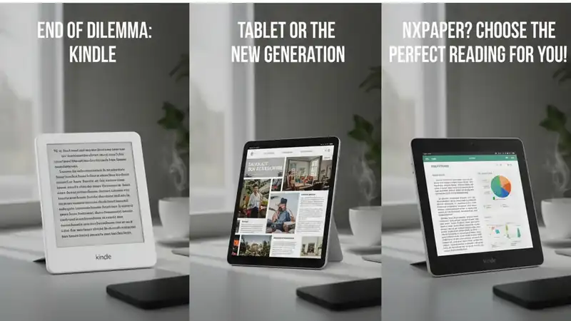 Fim do Dilema: Kindle, Tablet ou a Nova Geração NXTPaper? Escolha a Leitura Perfeita para Você!