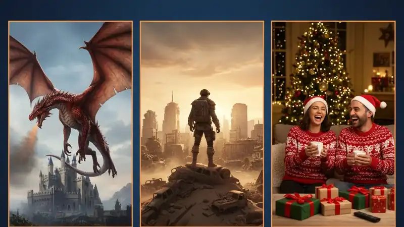 Dezembro no Prime Video: Dragões, Apostas Pós-Apocalípticas e Comédias Natalinas Agitam o Fim de Ano!