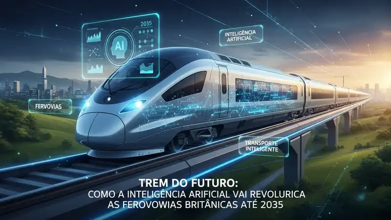 Trem do Futuro: Como a Inteligência Artificial Vai Revolucionar as Ferrovias Britânicas até 2035