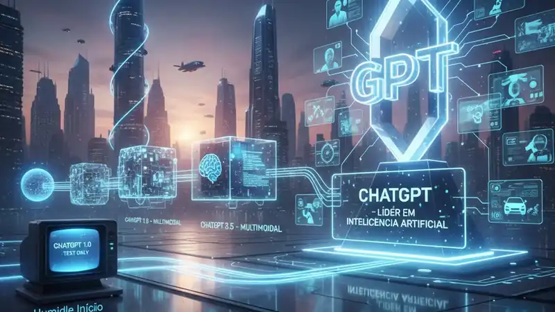 A Evolução Revolucionária do ChatGPT: De Humilde Início a Líder em Inteligência Artificial