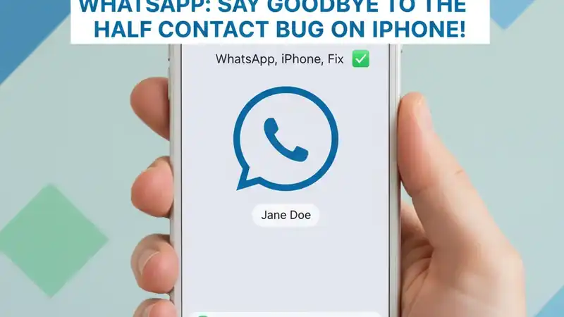 WhatsApp: Diga Adeus ao Bug do Contato Pela Metade no iPhone!