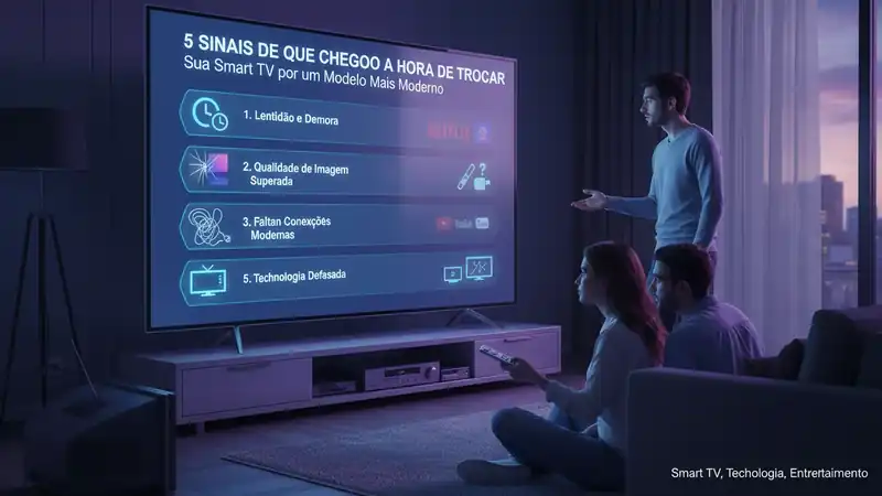 5 Sinais de que Chegou a Hora de Trocar Sua Smart TV por um Modelo Mais Moderno