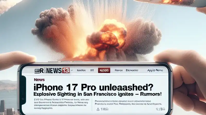iPhone 17 Pro à Solta? Flagra Explosivo em San Francisco Incendeia Rumores!
