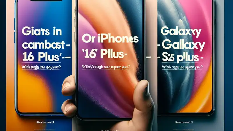 ## Gigantes em Combate: iPhone 16 Plus ou Galaxy S25 Plus – Qual Reinado "Plus" Conquistará Você?
