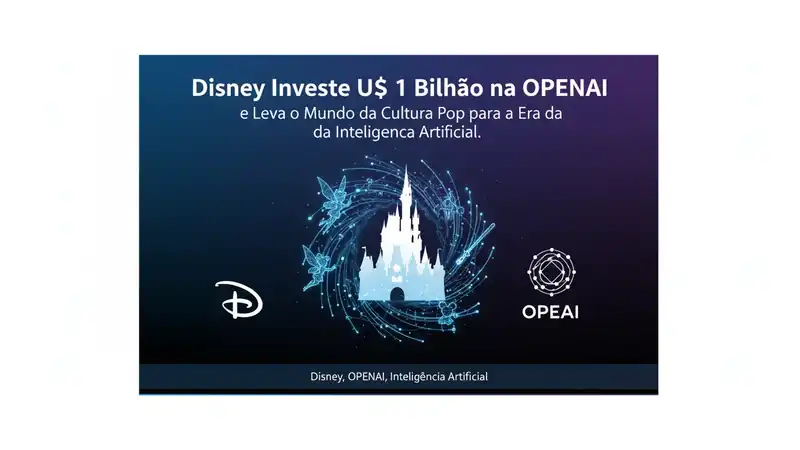 Disney Investe US$ 1 Bilhão na OpenAI e Leva o Mundo da Cultura Pop para a Era da Inteligência Artificial